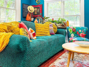 emerald green sofa cover velvet