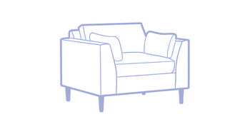 CRATE & BARREL ARMCHAIR COVERS