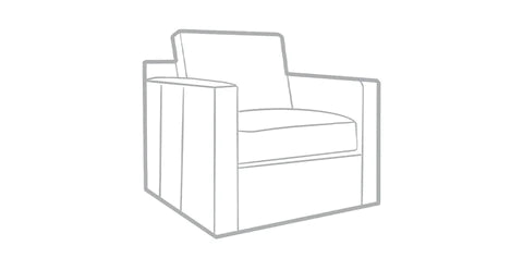 BARRETT TRACK ARM CHAIR