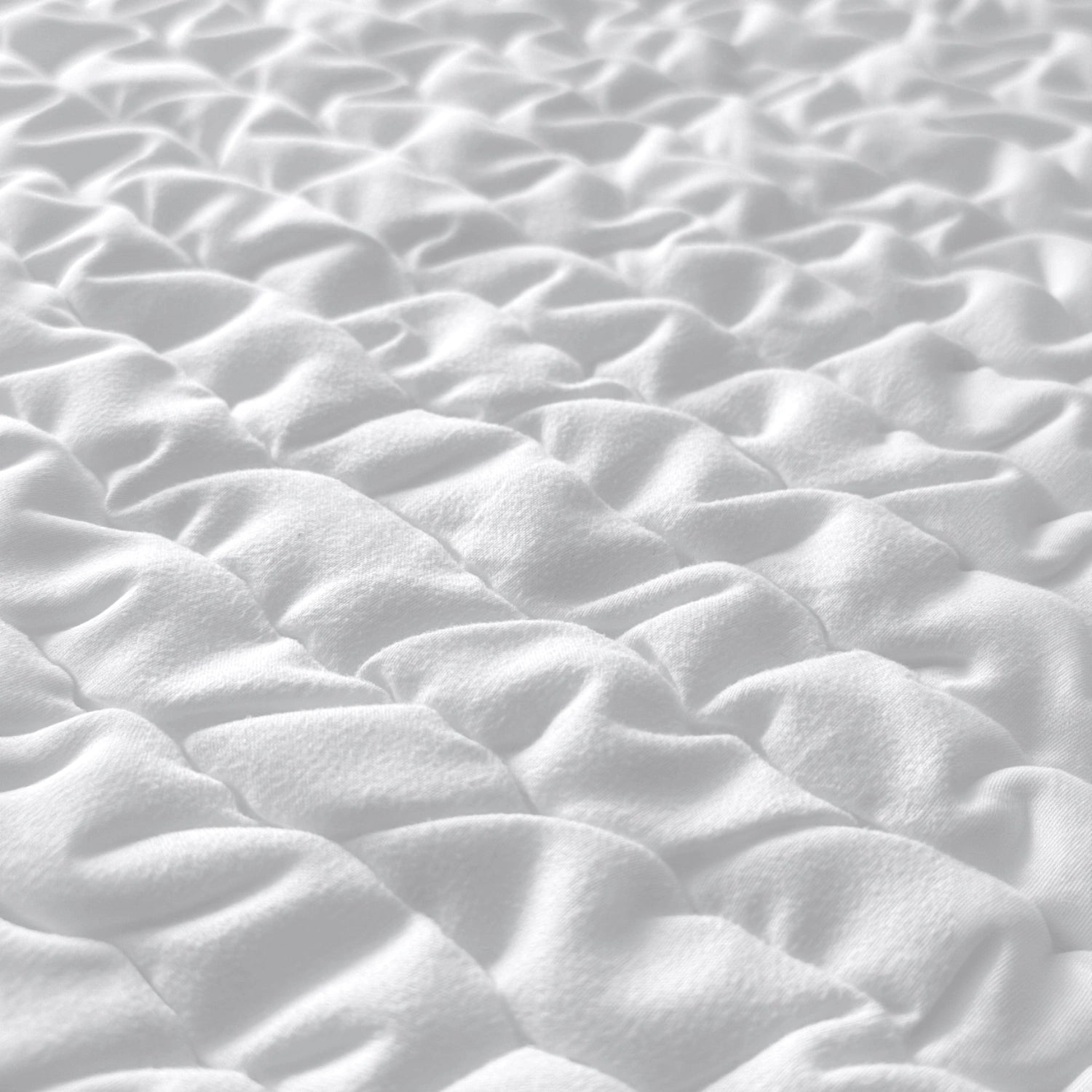 Crisp White Mattress Protector King Size