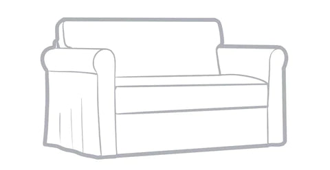 HAGALUND 2 SEATER LOVESEAT