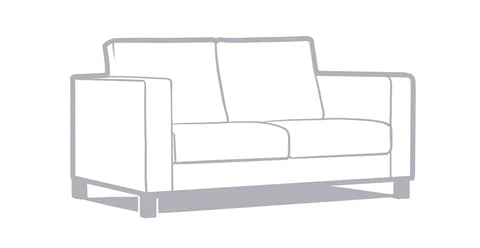 KARLANDA 2 SEATER LOVESEAT