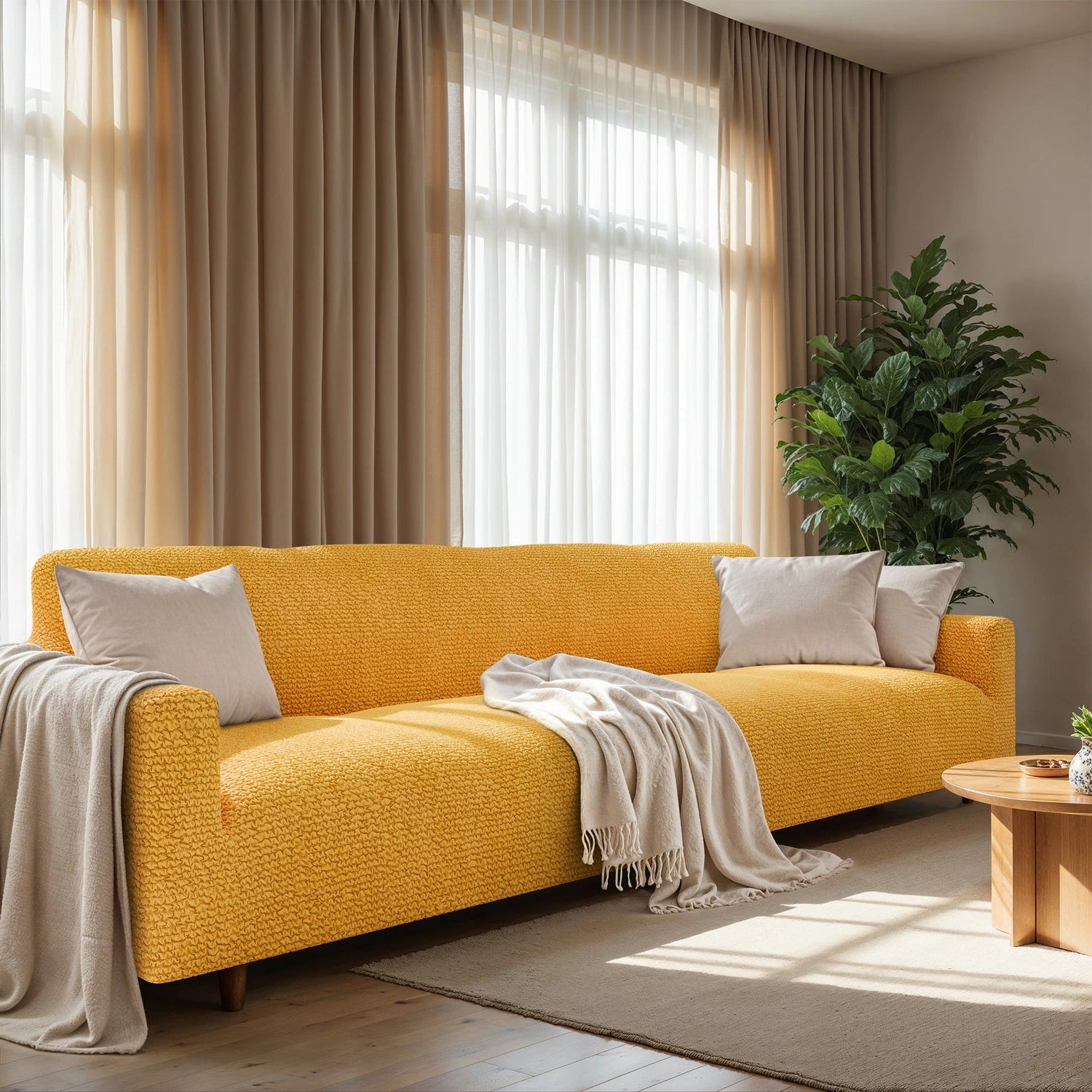 Mango Sofa 4 Seater Slipcover, Microfibra Collection