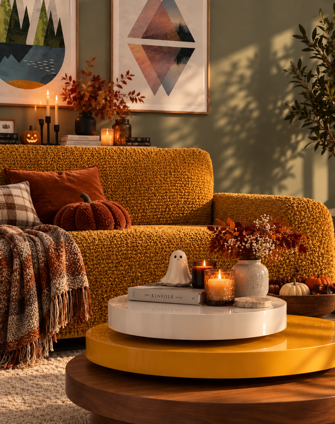 Halloween Living Room Decor Ideas for a Spooky but Cozy Home