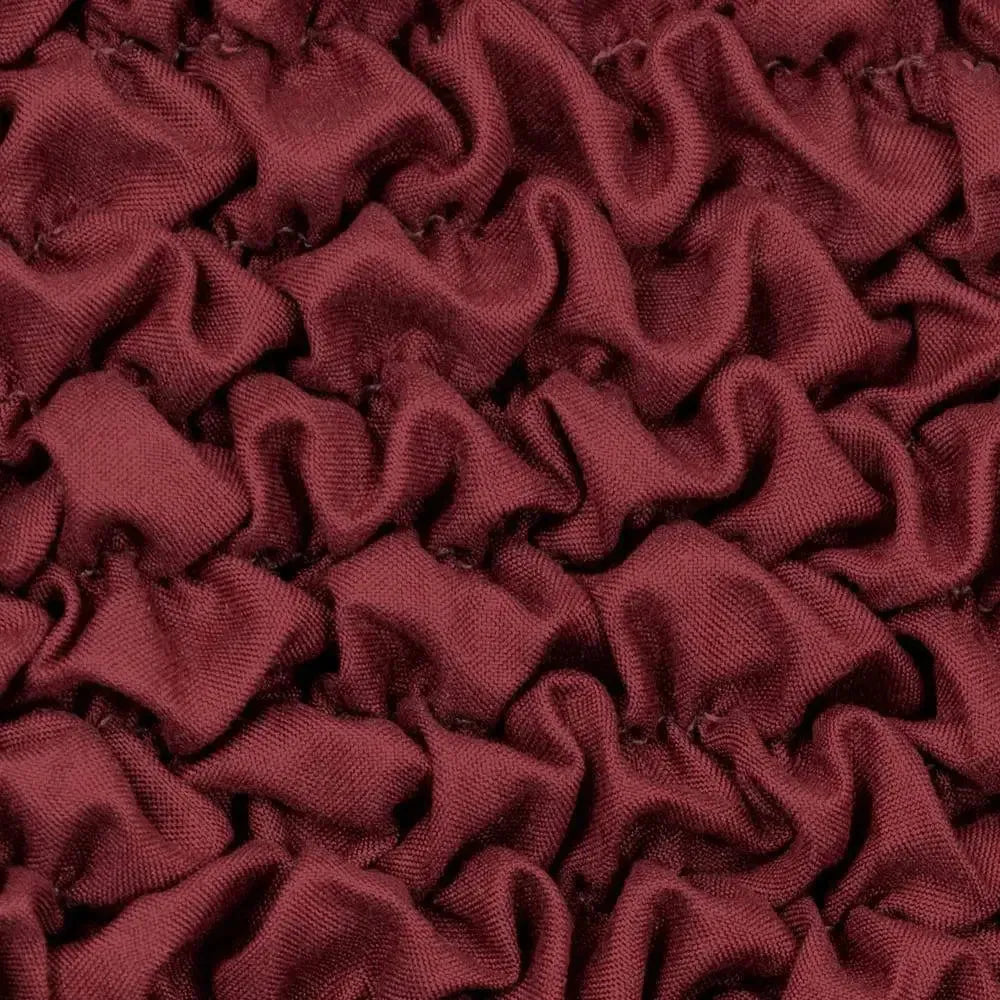 Burgundy Chaise Seat Cushion Cover, Microfibra Collection