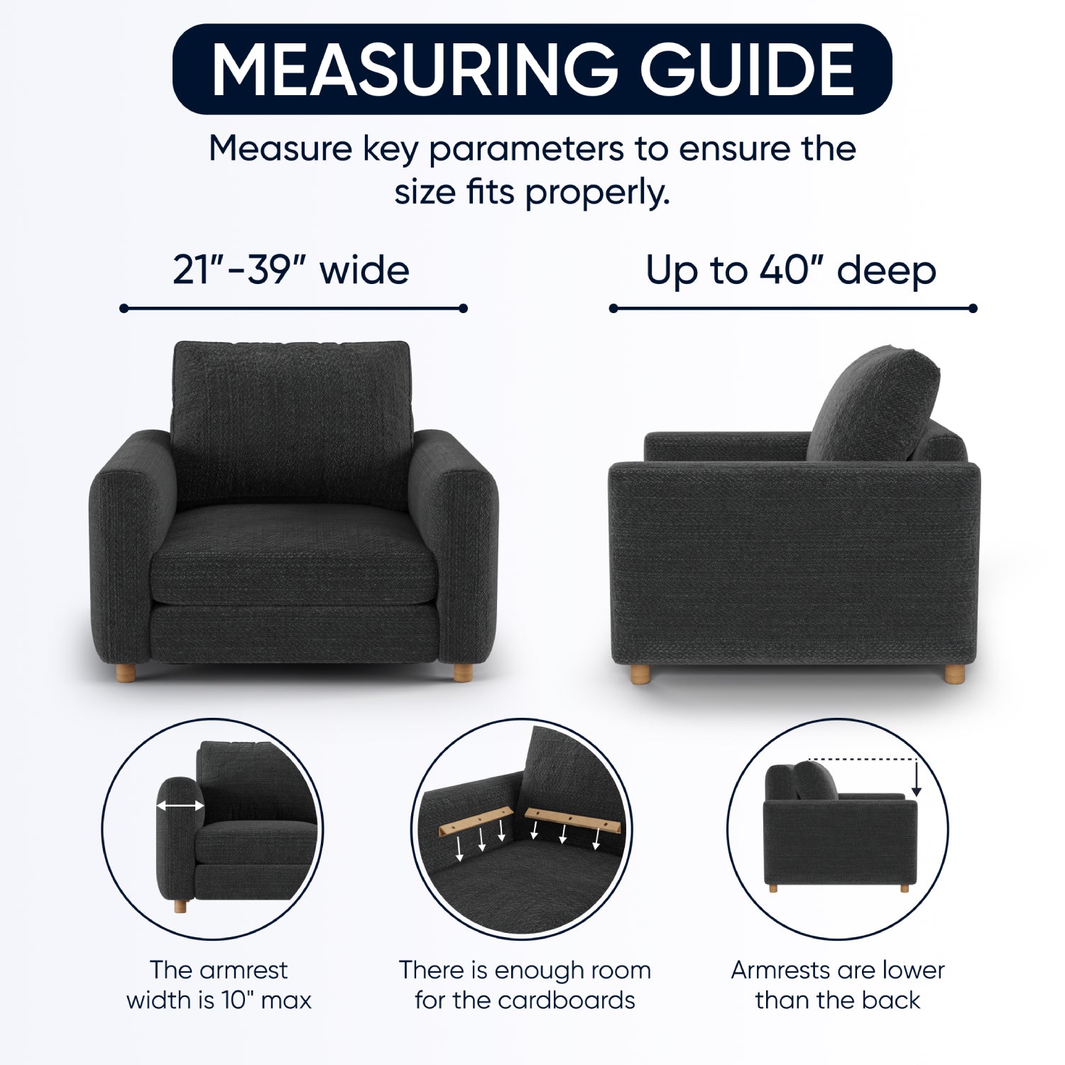 48 inch chair slipcover sale