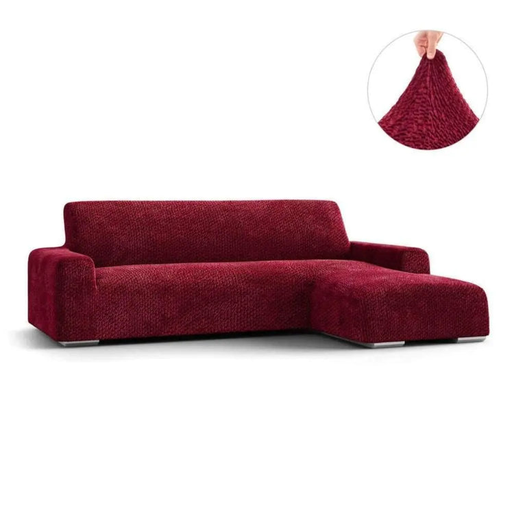 L-Shaped Sofa Slipcover (Right Chaise), Velvet Collection