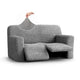 2 Seater Recliner Slipcover, Comfort Collection – Ash, front view | Ash