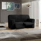2 Seater Recliner Slipcover, Comfort Collection – Black, interior view 1 | Black