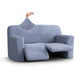 2 Seater Recliner Slipcover, Comfort Collection – Blue, front view | Blue