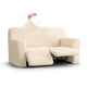 2 Seater Recliner Slipcover, Comfort Collection – Cream, front view | Cream