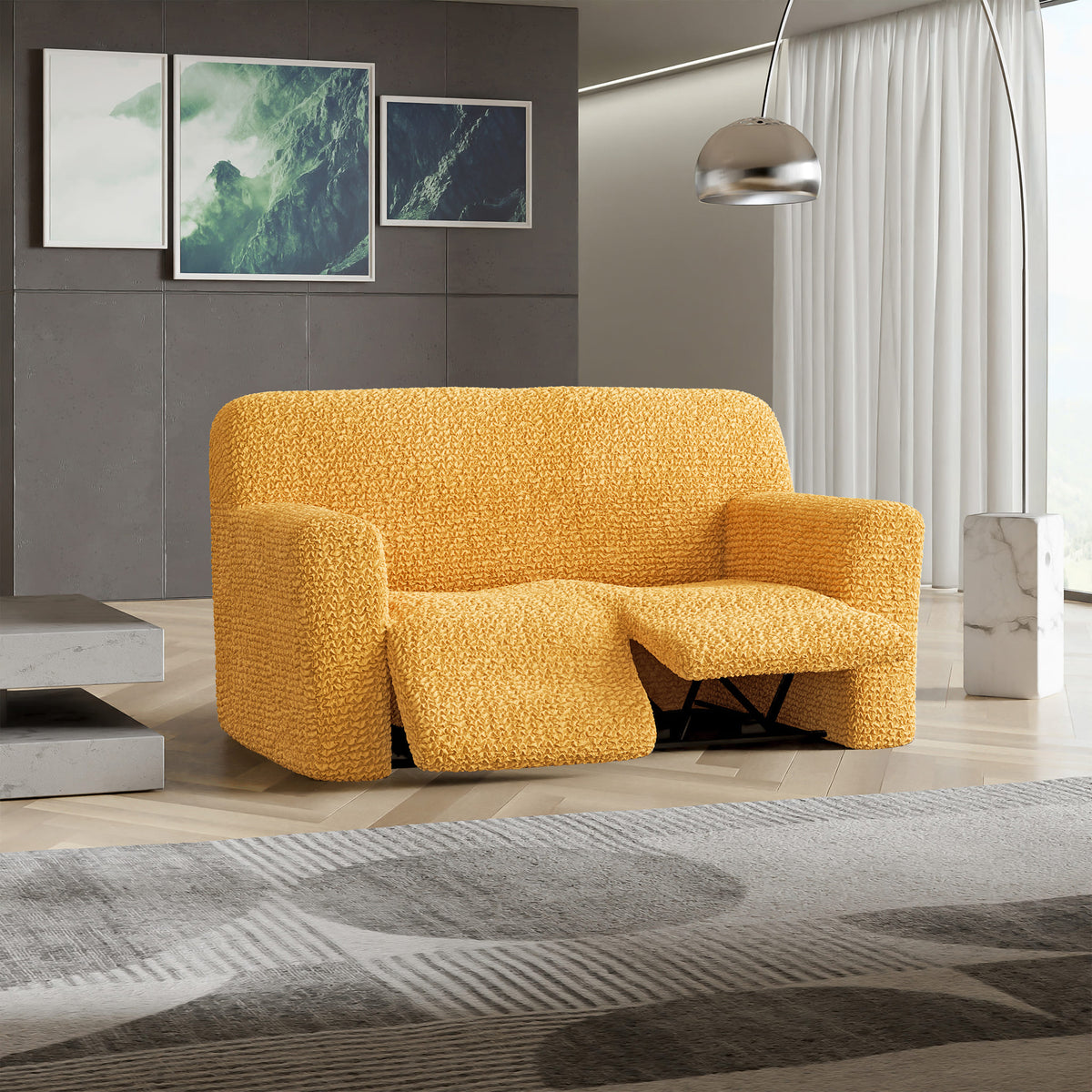 2 Seater Recliner Slipcover, Comfort Collection – Mango, interior view 1 | Mango