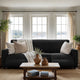 3 Seater Recliner Slipcover, Comfort Collection – Black, interior view 3 | Black