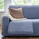 3 Seater Recliner Slipcover, Comfort Collection – Blue, interior view 2 | Blue
