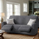 3 Seater Recliner Slipcover, Comfort Collection – Dark Grey, interior view 1 | Dark Grey