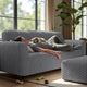 Sofa 3 Seater Slipcover, Embrace Collection – Dark Grey, lifestyle view | Dark Grey