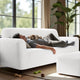 Sofa 3 Seater Slipcover, Embrace Collection – Crisp White, lifestyle view | Crisp White