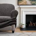 Mediterra Graphite Loveseat 2 Seater Slipcover, Microfibra Printed Collection