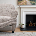 Vittoria Beige Reclining Armchair Slipcover, Microfibra Printed Collection