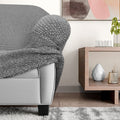 Ash L-Shaped Sofa Slipcover (Left Chaise), Microfibra Collection