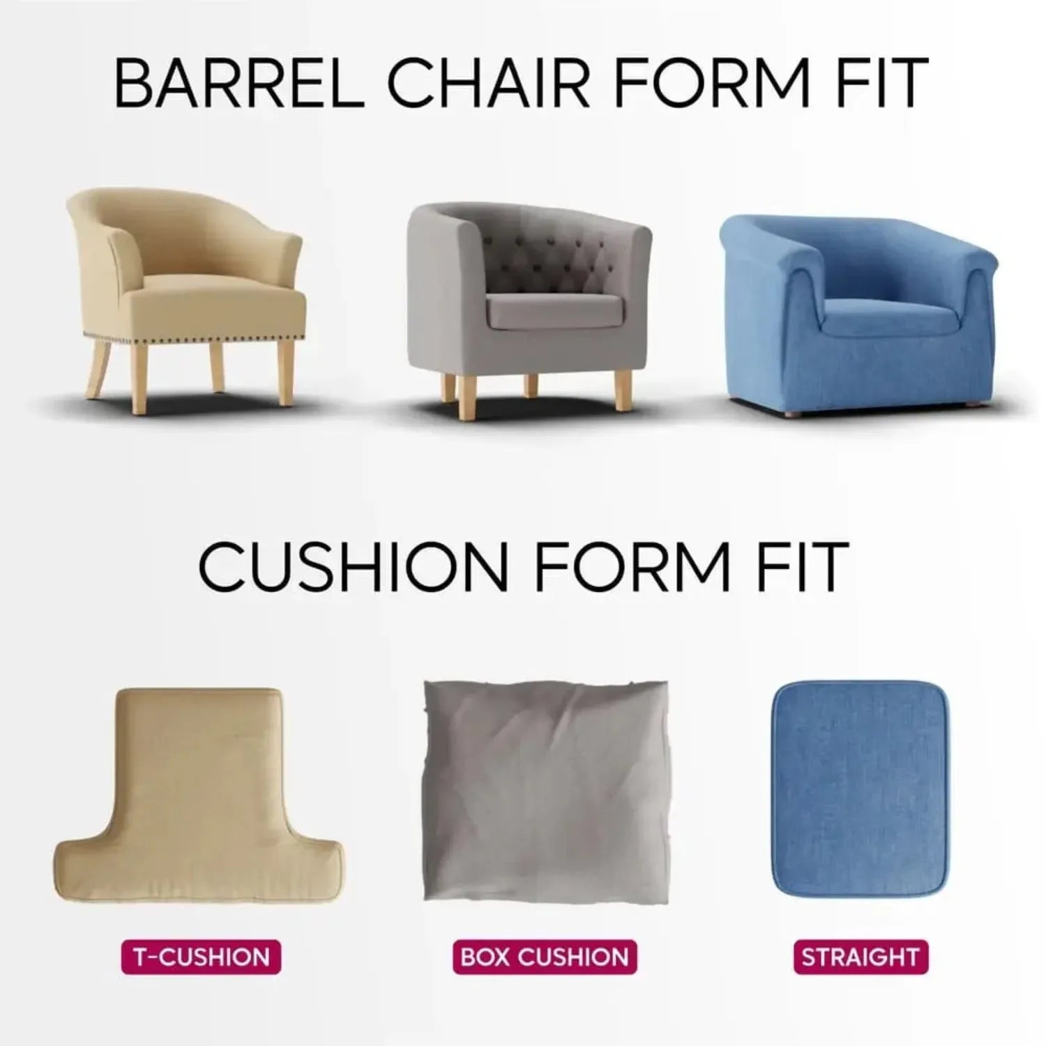 Marsala Barrel Chair Slipcover, Microfibra Collection