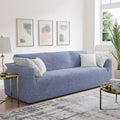 Blue Sofa 3 Seater Slipcover, Microfibra Collection