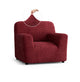 Armchair Slipcover, Comfort Collection – Burgundy, front view | Burgundy