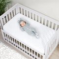 Crisp White Mattress Protector Crib Size