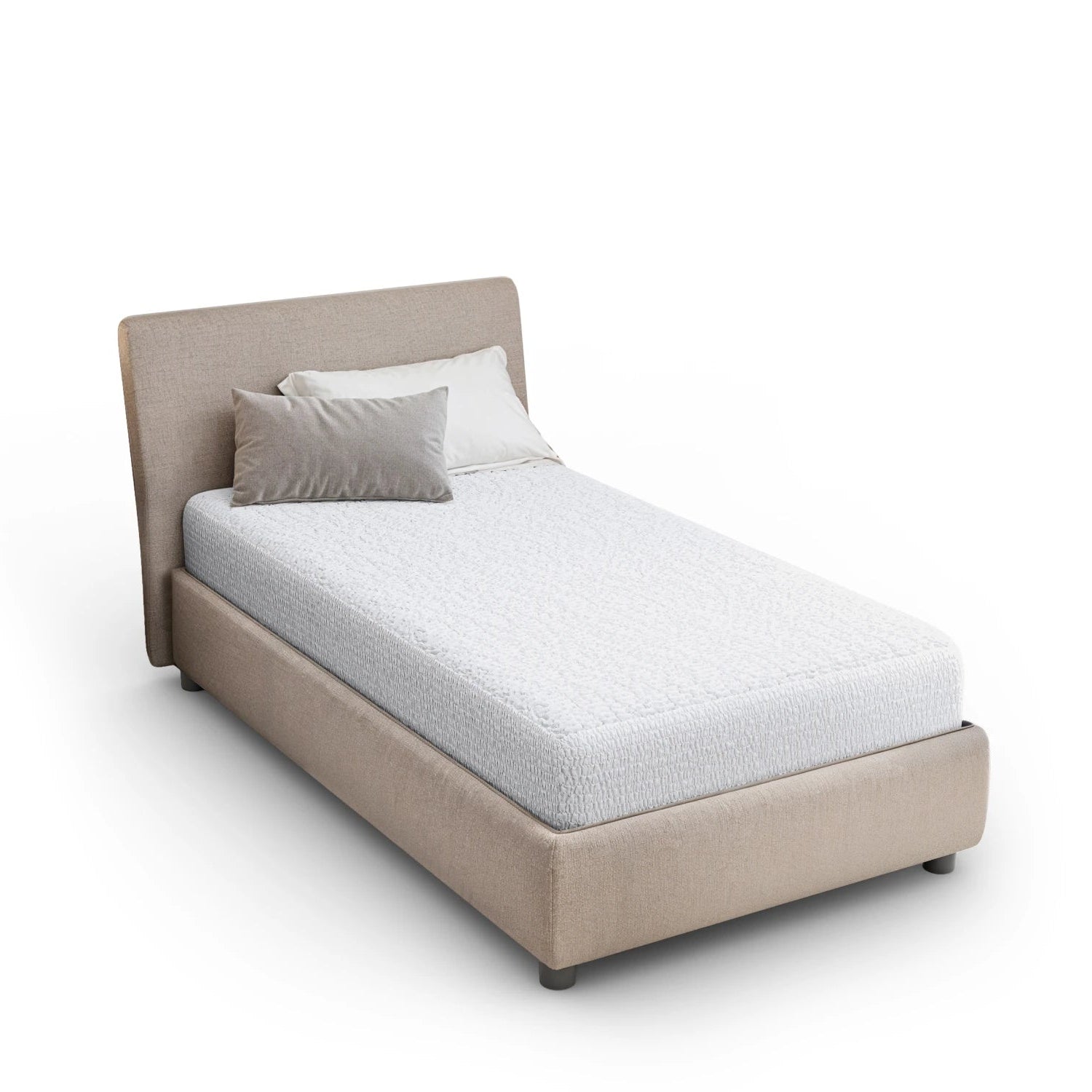 Crisp White Mattress Protector Twin Size