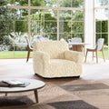 Cream Armchair Slipcover, Fuco Cotton Collection