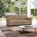 Tan Sofa 3 Seater Slipcover, Fuco Cotton Collection