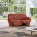 Terracotta 2 Seater Recliner Slipcover, Fuco Cotton Collection