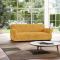 Mustard Yellow Sofa 3 Seater Slipcover, Fuco Cotton Collection