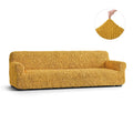 Mustard Yellow Sofa 4 Seater Slipcover, Fuco Cotton Collection