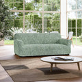 Sage Green Sofa 3 Seater Slipcover, Fuco Cotton Collection