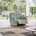 Sage Green Reclining Armchair Slipcover, Fuco Cotton Collection