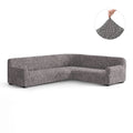 Grey Corner Sofa Slipcover, Fuco Cotton Collection