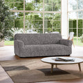 Grey Sofa 3 Seater Slipcover, Fuco Cotton Collection