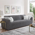 Dark Grey Sofa 3 Seater Slipcover, Microfibra Collection