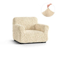 Cream Armchair Slipcover, Fuco Cotton Collection