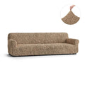 Tan Sofa 4 Seater Slipcover, Fuco Cotton Collection