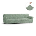 Sage Green Sofa 4 Seater Slipcover, Fuco Cotton Collection