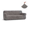 Grey Sofa 3 Seater Slipcover, Fuco Cotton Collection