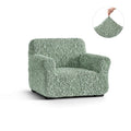 Sage Green Armchair Slipcover, Fuco Cotton Collection