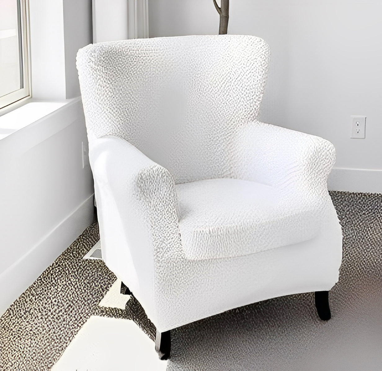 Sanderson 毛布 140X200cm Microfibra Stretch Ottoman Slipcover