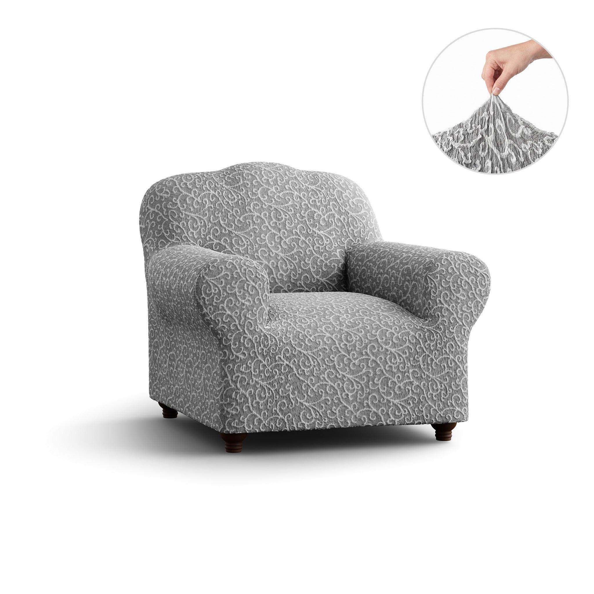 Grey Arabesco