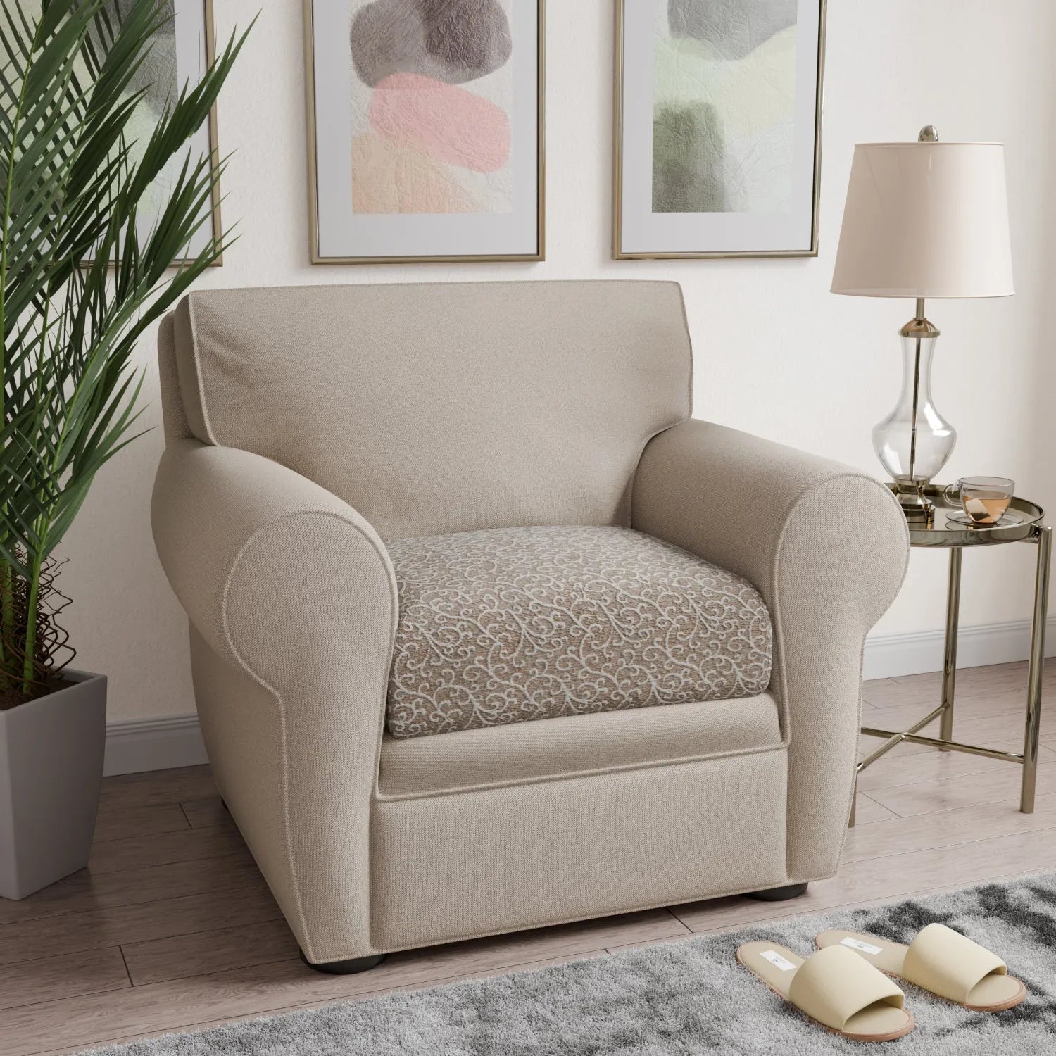 Beige Arabesco