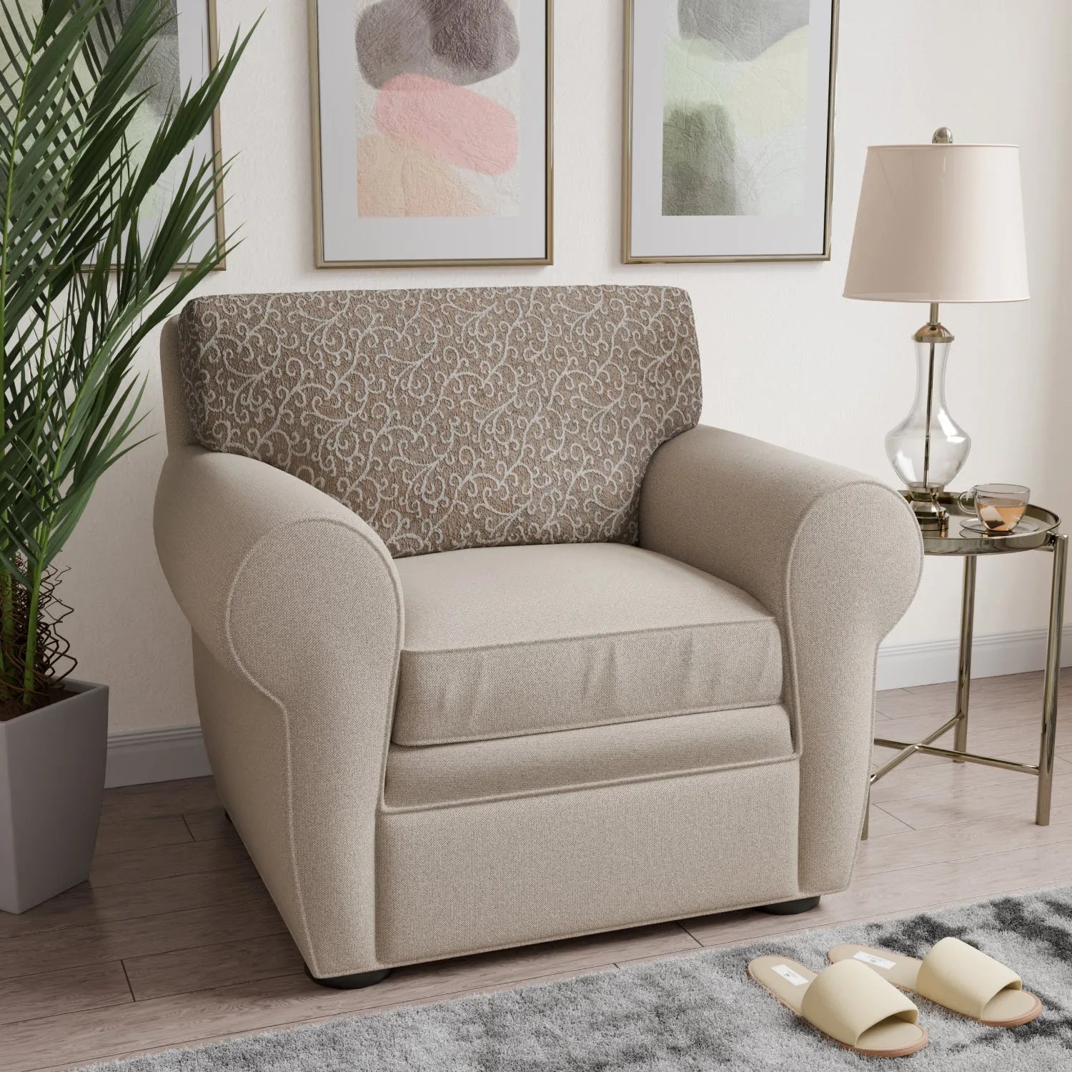 Beige Arabesco
