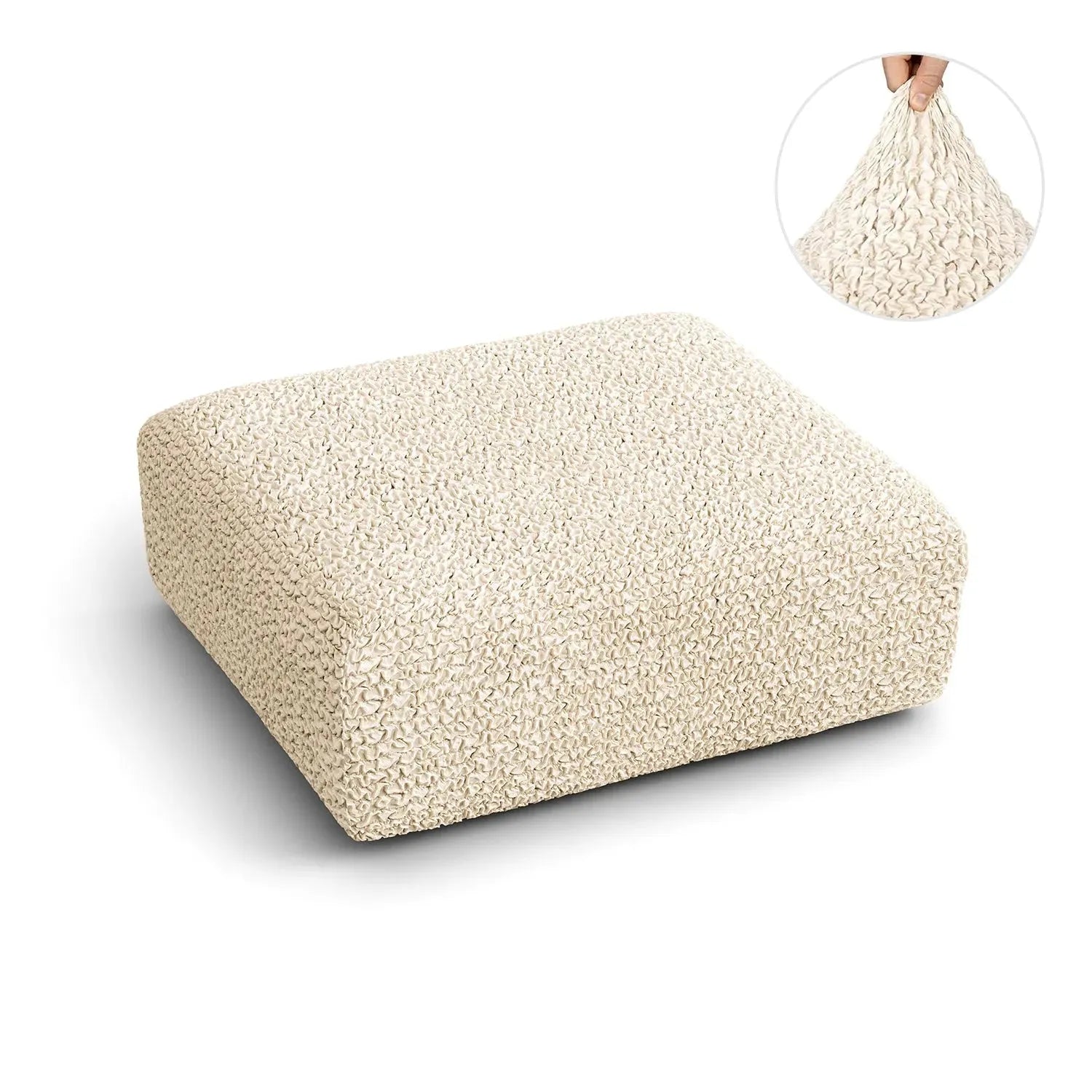 Cream Back Cushion Cover, Microfibra Collection