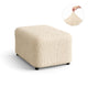Ottoman Slipcover (Medium), Comfort Collection – Cream, detail view | Cream
